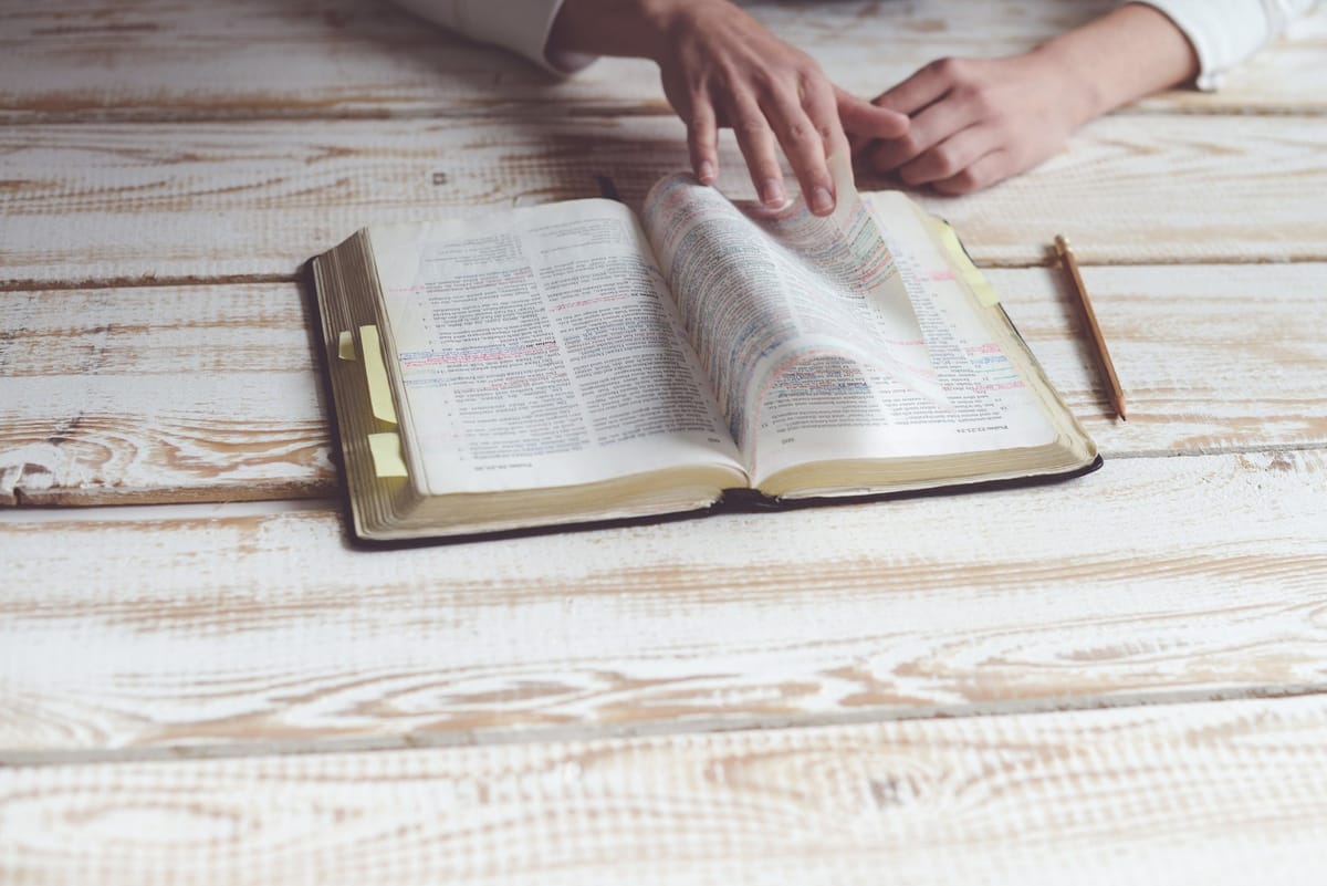 open bible