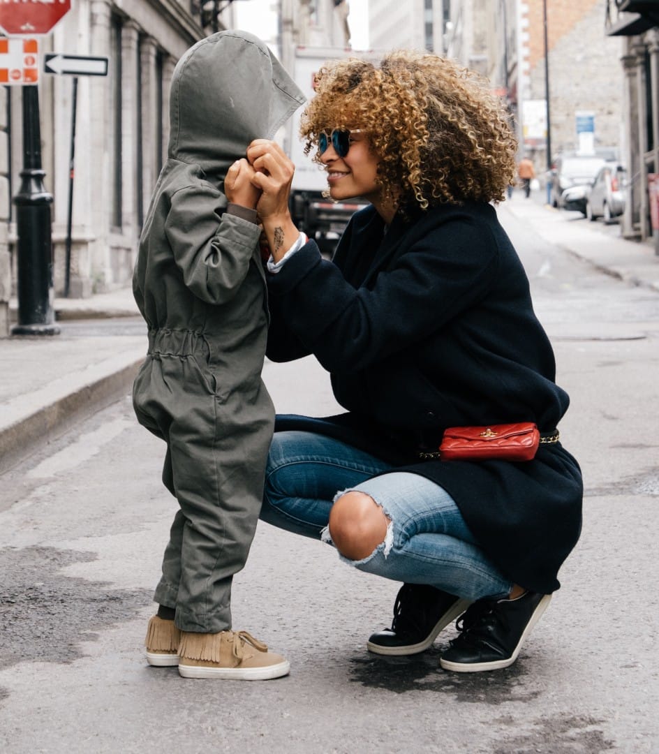 mom loving son