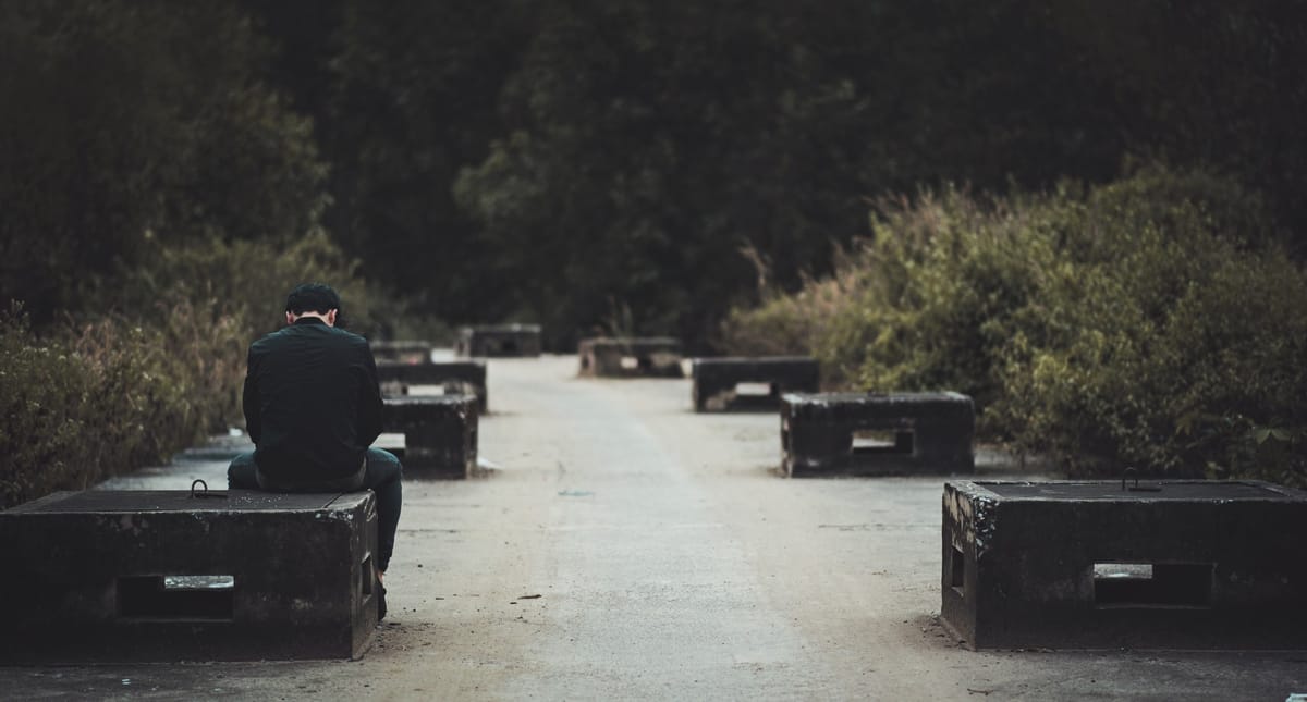 man sitting