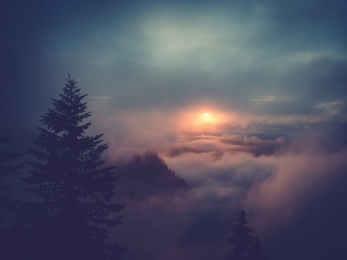 sunset and clouds