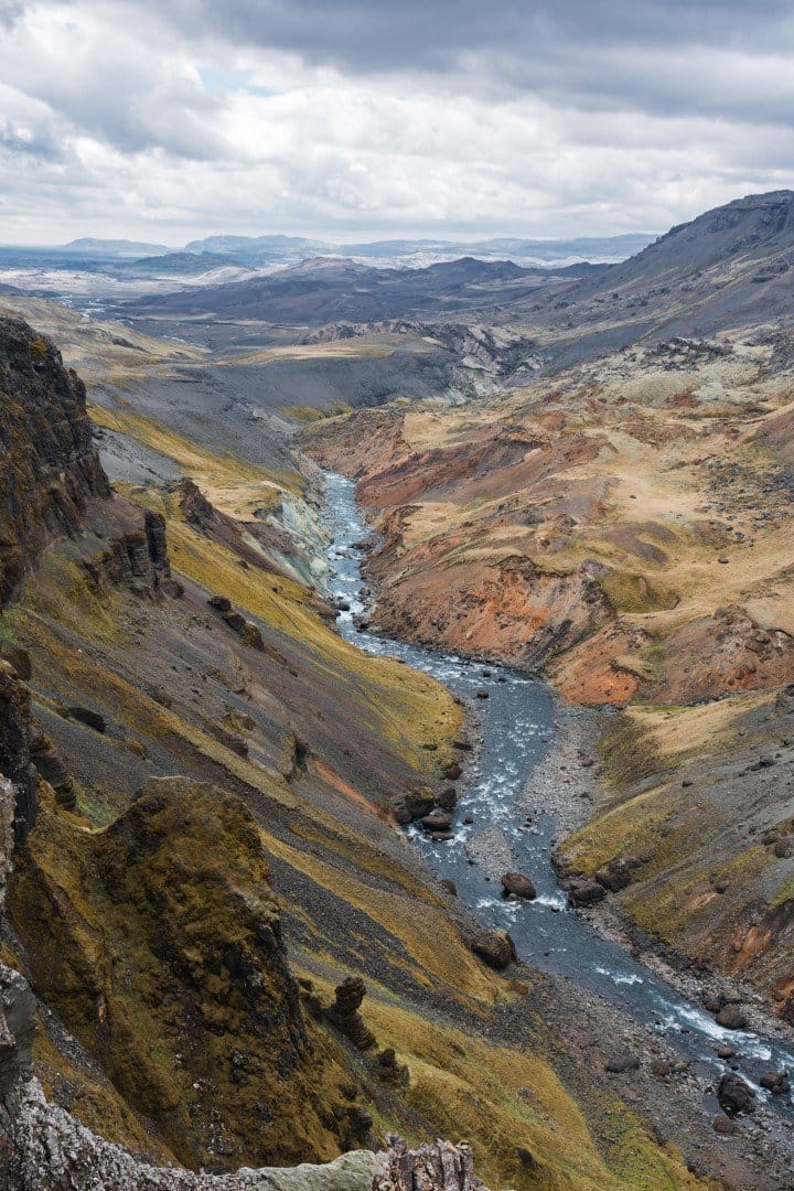 mountains and valley landscape