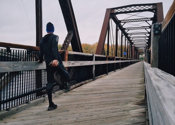 man jogging with spiritual discipline