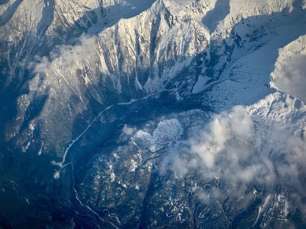 mountain and valley