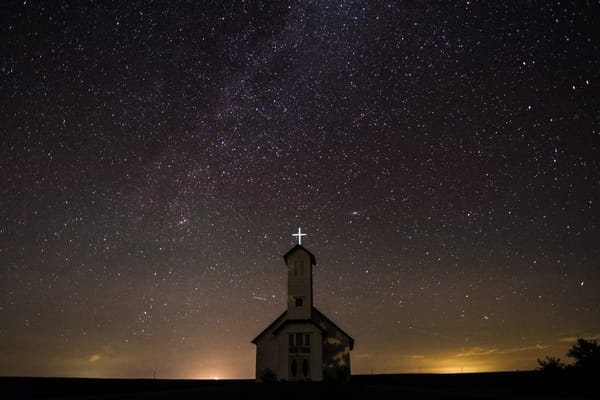 beauty of the lord's creation church sky
