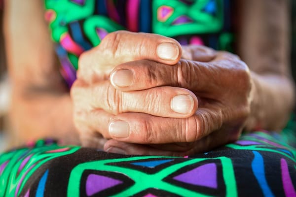woman praying and dedication