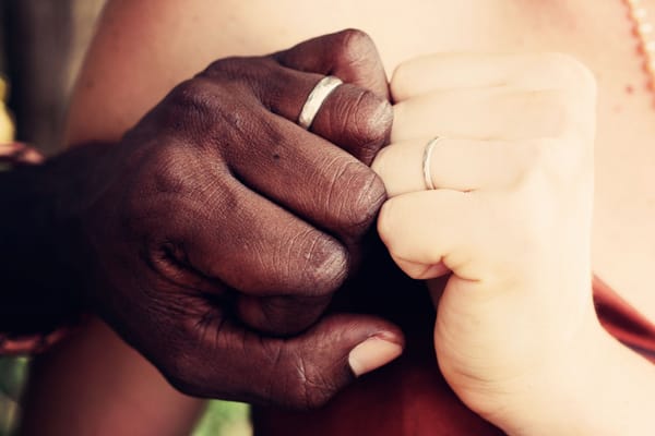 holding hands