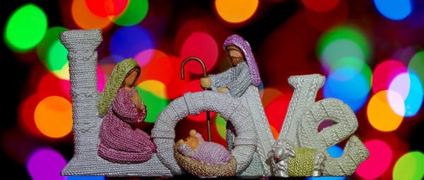 Christmas light with Love