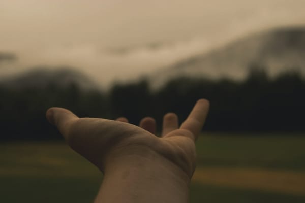 outreached hand