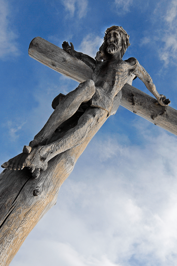 Jesus crucified on cross