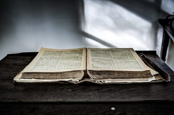 open old bible renewing mind