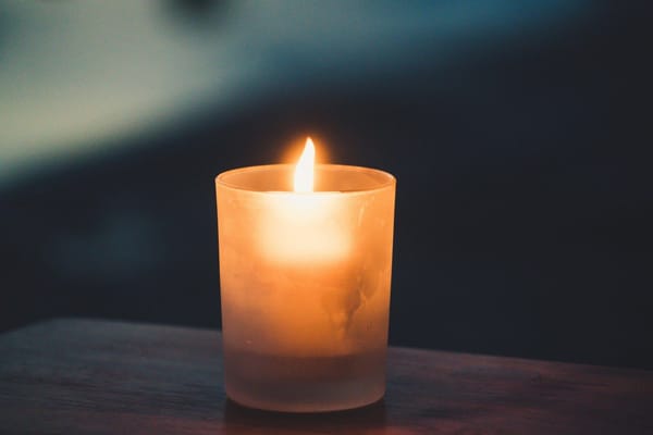 candle burning bright