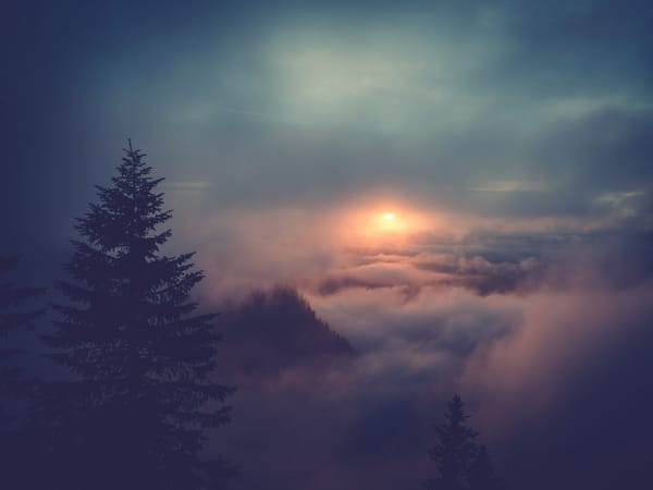 sunset and clouds