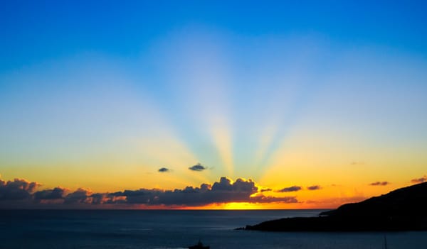 skyline sunset