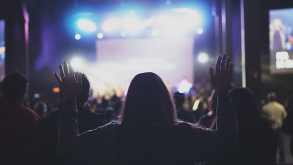 woman praising